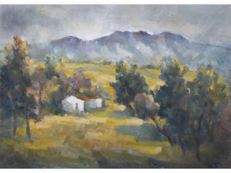 Пейзаж-70x50 cm
