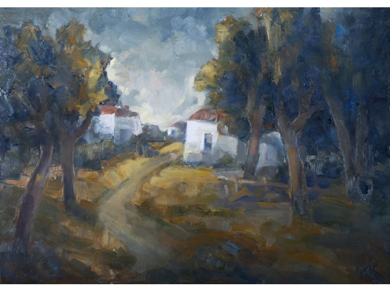 Пейзаж-70x50 cm