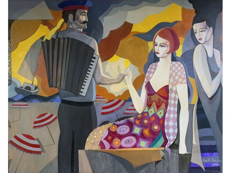 En LA Plaja-Композиция-91x73 cm - Иво Петров